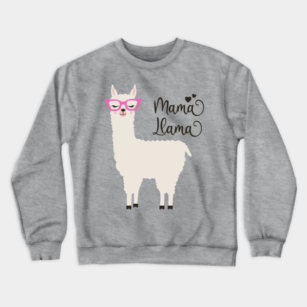 Mama llama Crewneck Sweatshirt by Satic